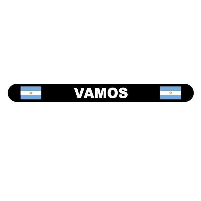 Incro Argentina Flag VAMOS Racket Protector Black