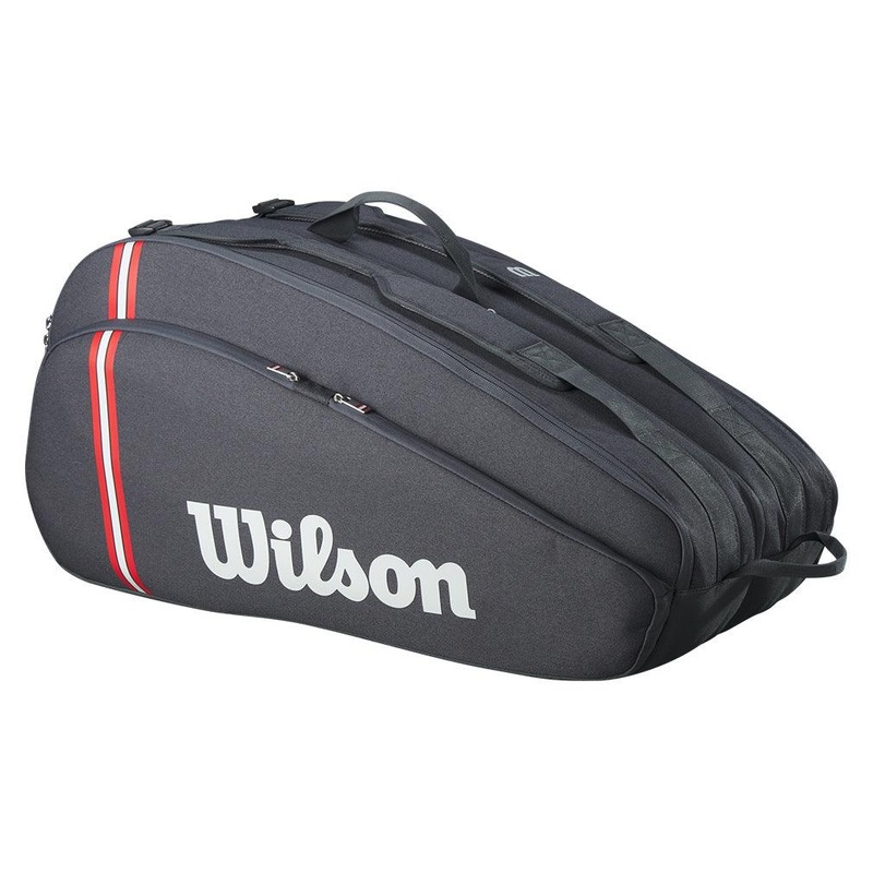 Tour 12 Pack Tennis Racquet Bag Black