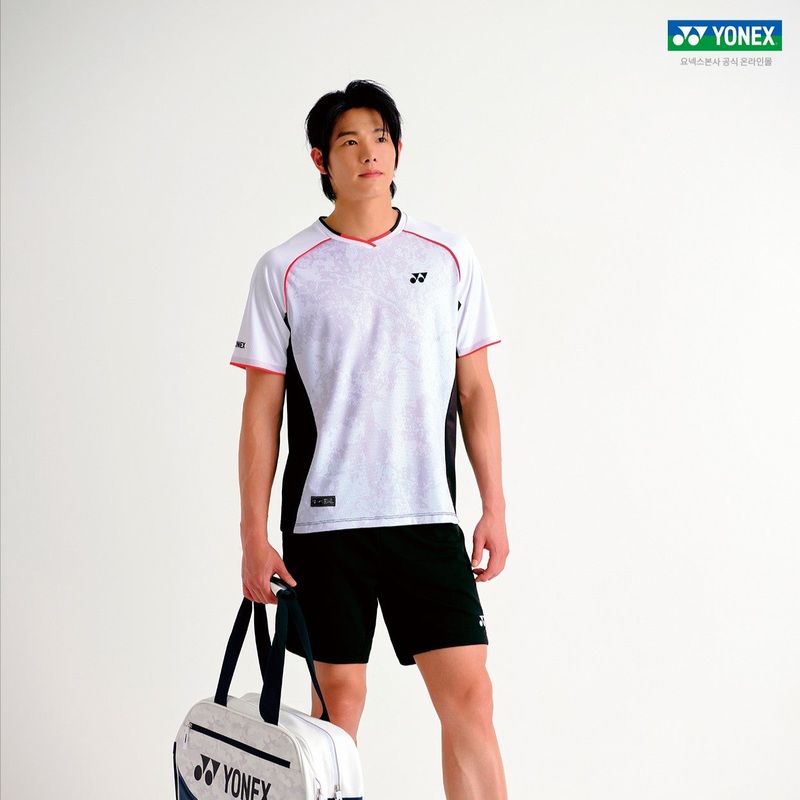 YONEX Men’s Game Shirt 253TS005M WHITE 95(M)
