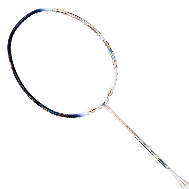 Hundred T-Fusion 500 Control 4U Badminton Racket – White/Navy White/Navy 4U6