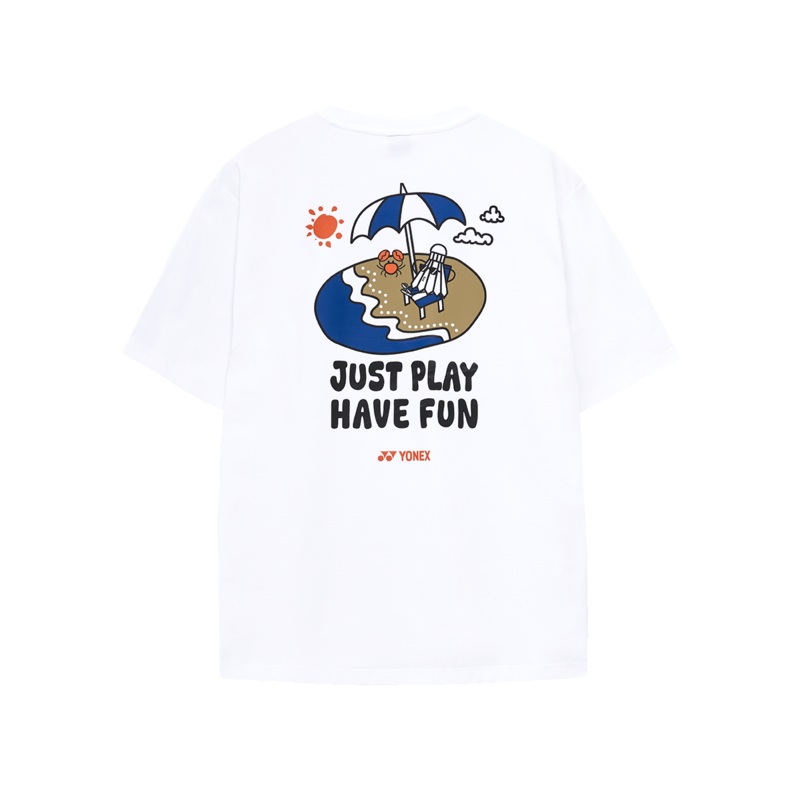 YONEX UNI T-SHIRTS 251TS041U (OVER FIT) WHITE 85 (XS)