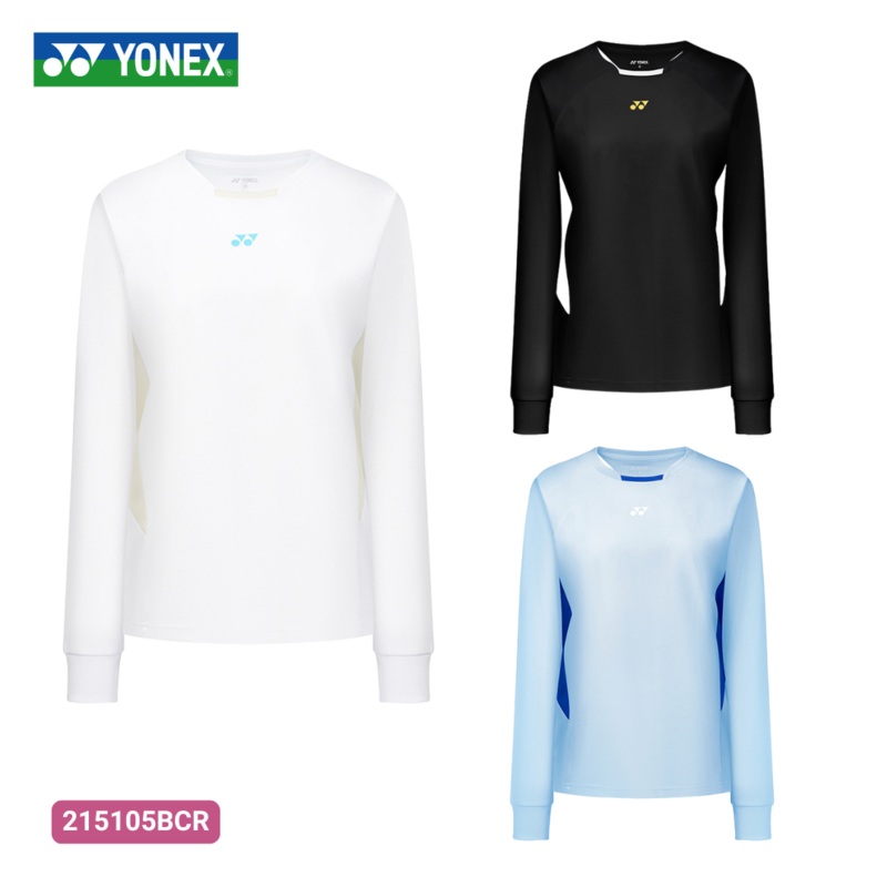 YONEX Women’s Long Sleeve T-shirt 215105BCR White (011) M