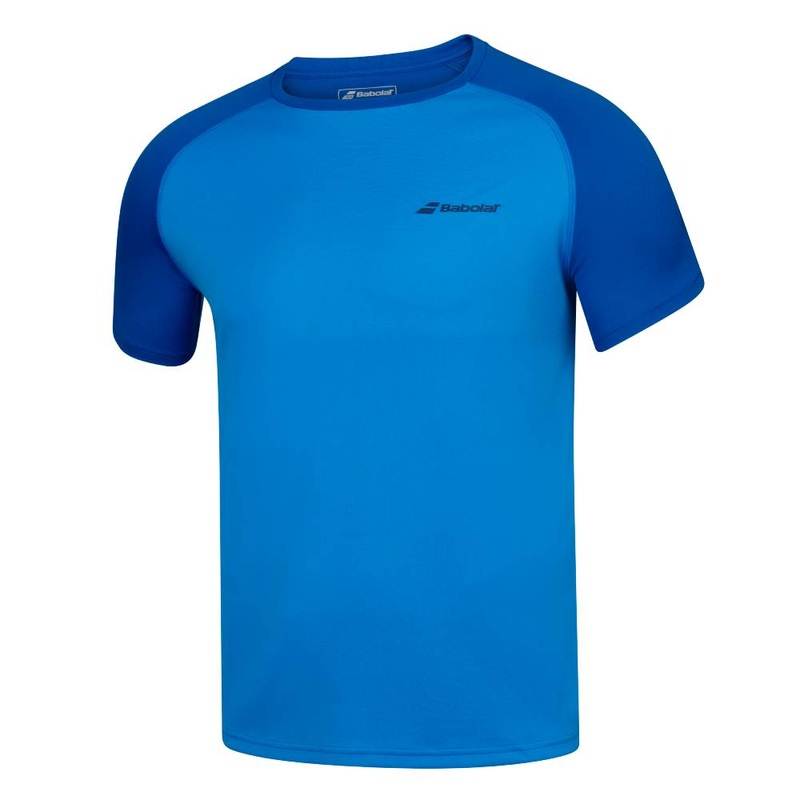Babolat Men’s Play Crew Neck Top (Blue)
