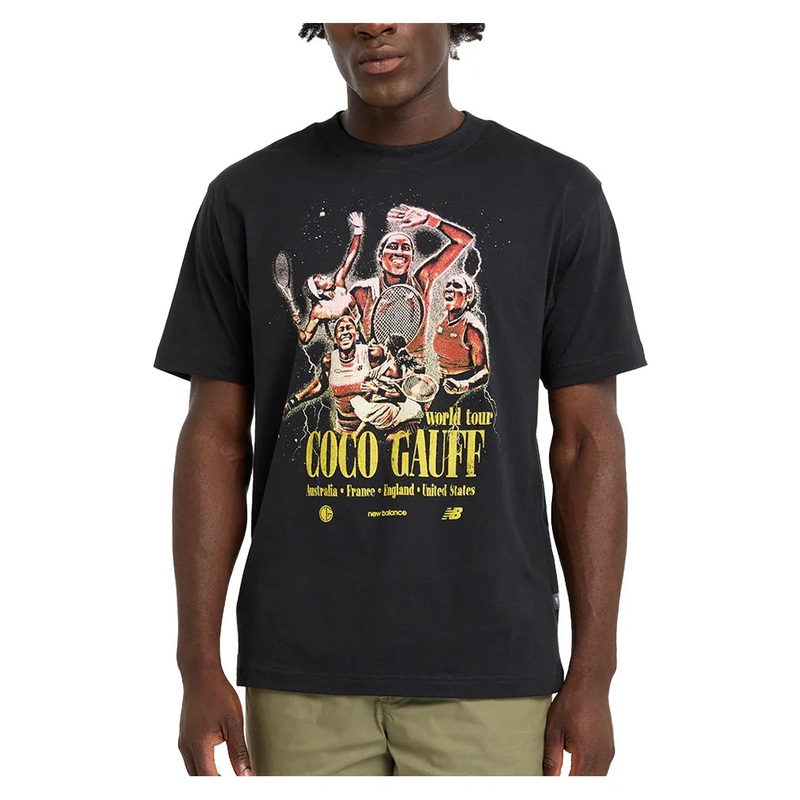 Coco Gauff World Tour Tennis T-Shirt Black