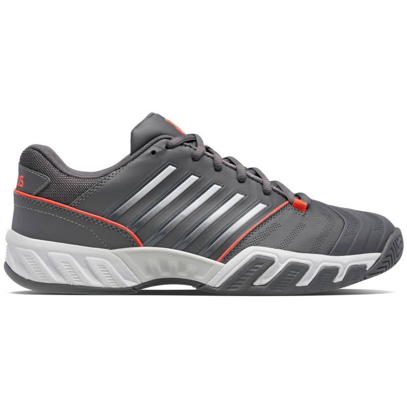 K-Swiss BigShot Light 4 Men’s Tennis Shoe (Asphalt/White/Orange)