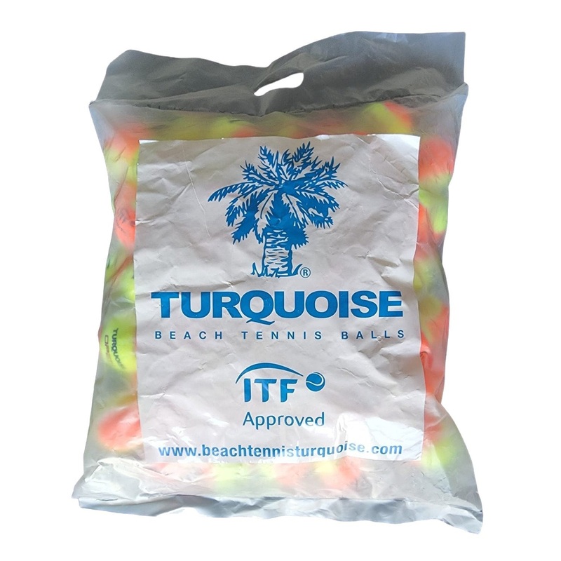Turquoise Beach Tennis ITF Approved Balls (pack of 60)