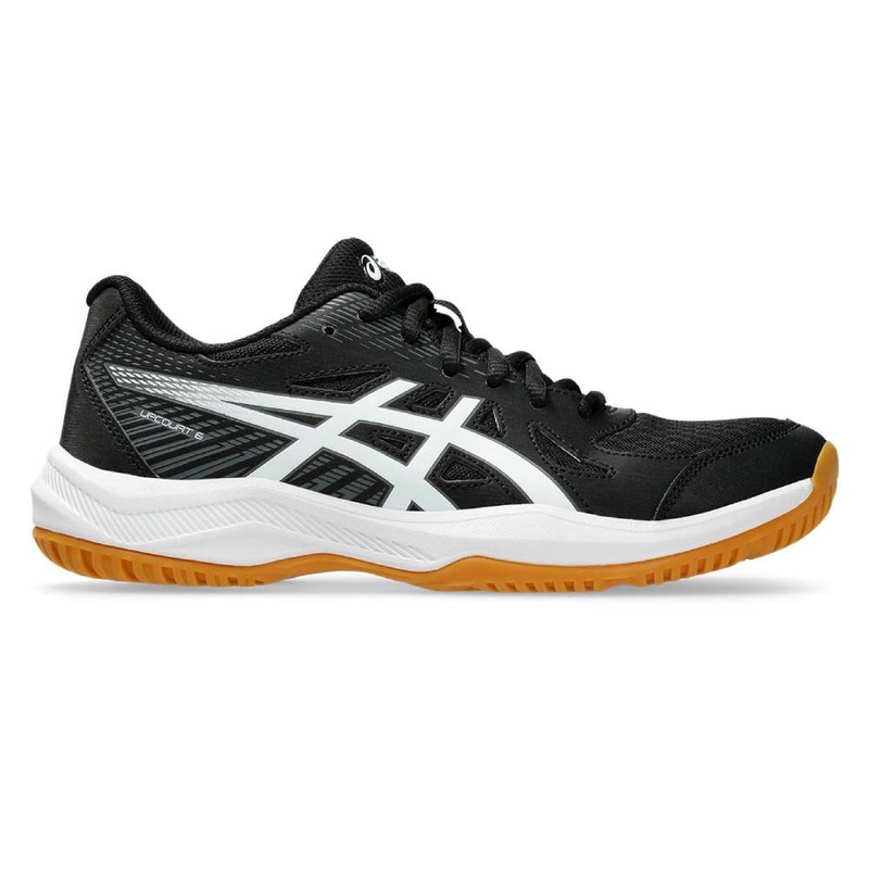 Asics Upcourt 6 Women’s Indoor Court Shoe (Black/White)