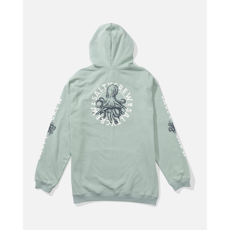 Salty Crew Men’s Tentacles Hooded Fleece Sweatshirt Black Small