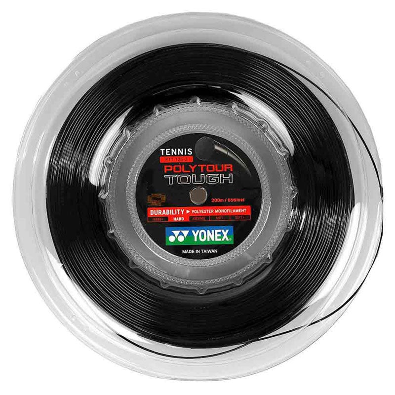 Yonex PolyTour Strike 16 / 1.30 Tennis String Black Reel