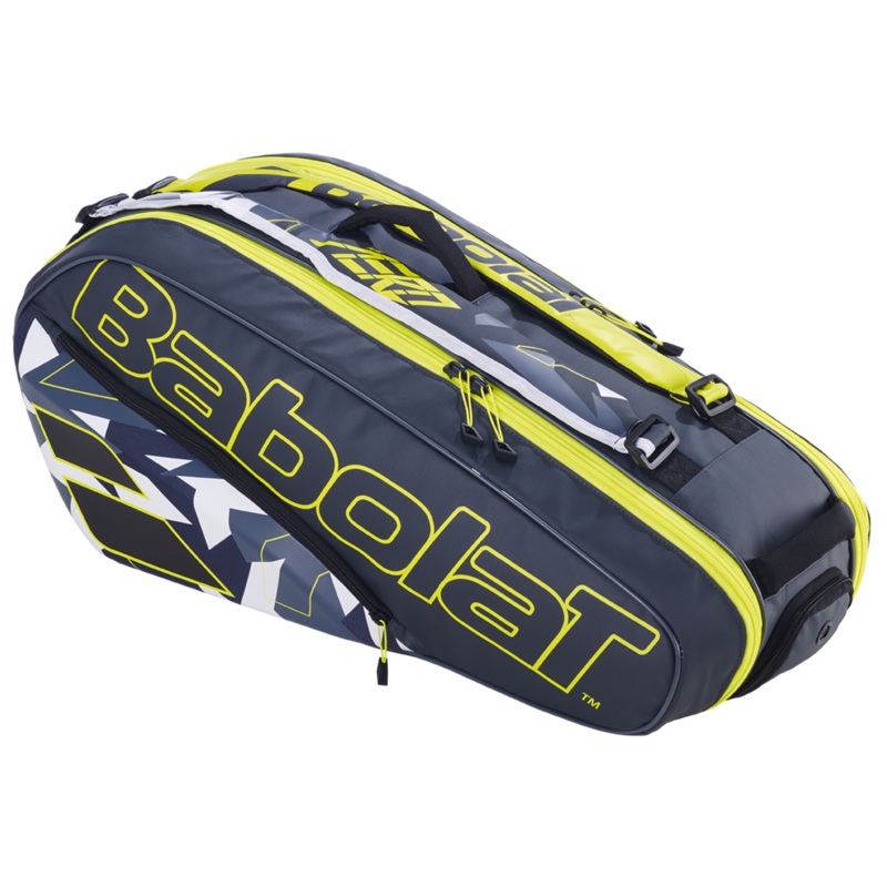 Babolat Racket Holder X 6 PURE AERO 751222 Grey/Yellow/White O/S