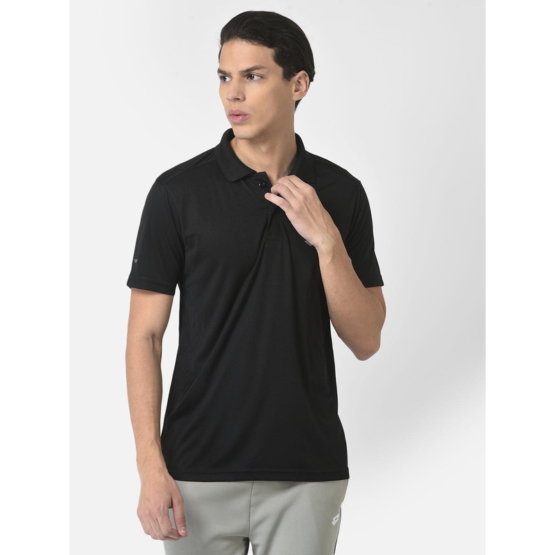 Lotto Men Black Basic Bb Polo S Black F22BB108-010