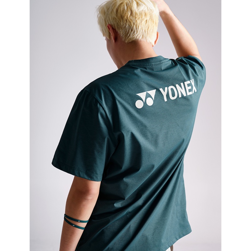 YONEX Unisex T-shirt 241TS051U DARK GREEN 85(XS)