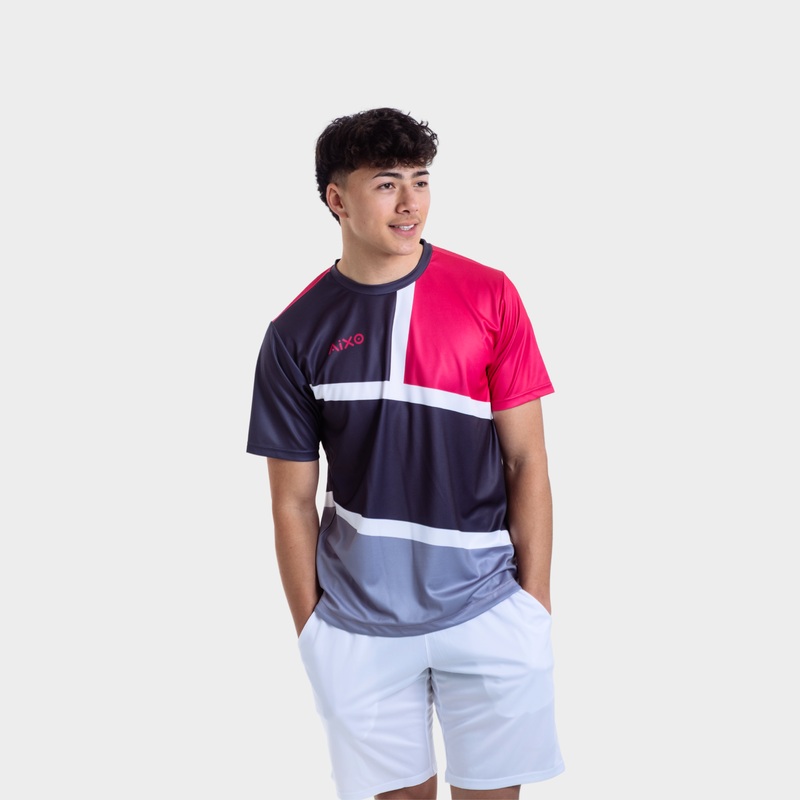 Aixo Court Mens T Shirt Graphite GRAPHITE XS