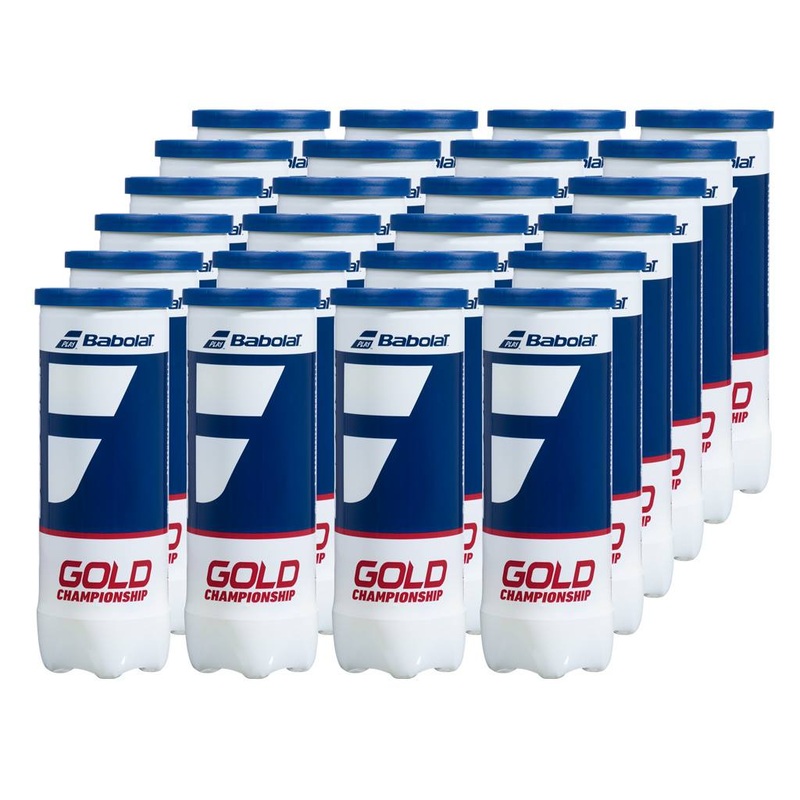 Babolat Gold Championship Tennis Balls – 24 Can Case
