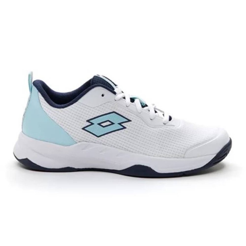 Lotto Mirage 600 III Women’s Tennis Shoe (White/Blue)