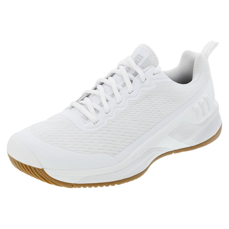 Men`s Rush Pro 4.5 Tennis Shoes White and Gum
