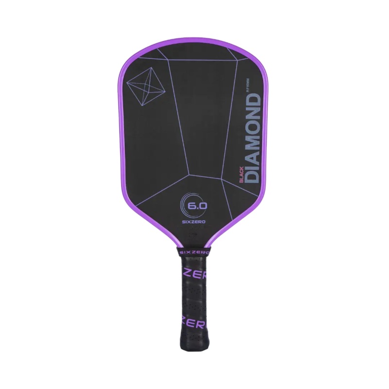 Six Zero Black Diamond Power Pickleball Paddle 16mm – 8.4 oz – Amethyst – JMV Pro Limited Edition