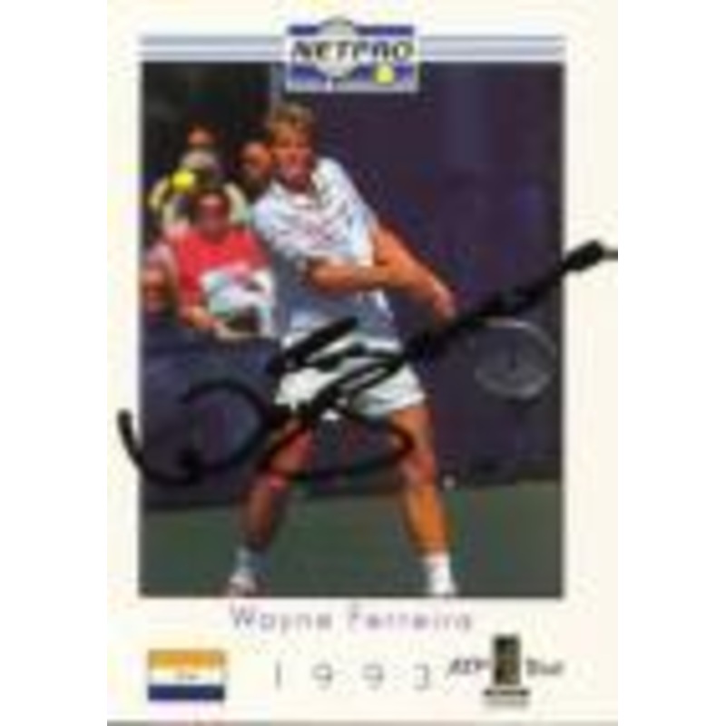 Wayne Ferreira Signed  Men`s Card