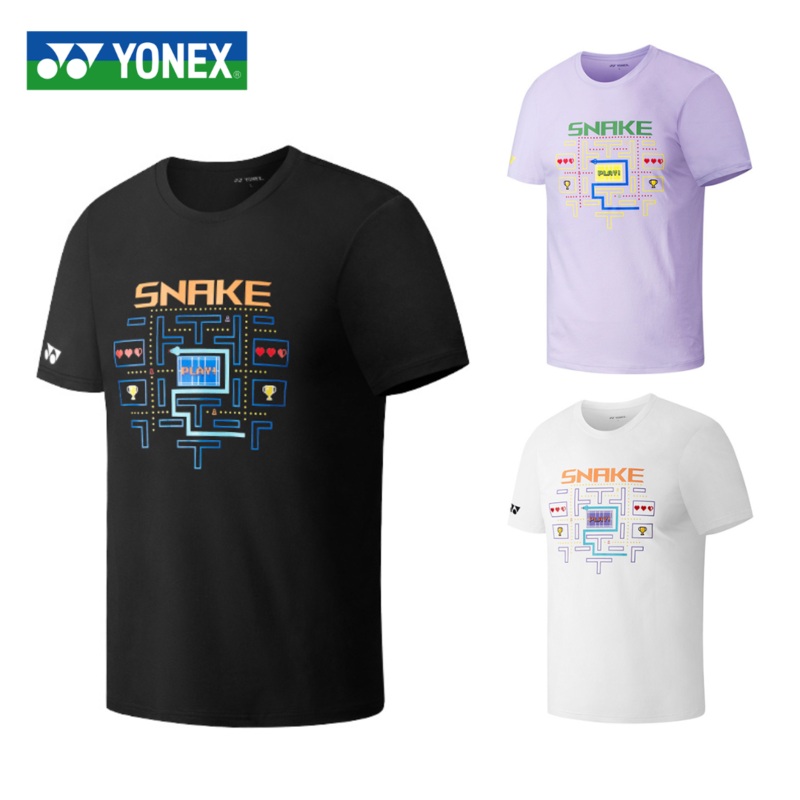 YONEX 2025 Year of Snake Limited Men’s T-shirt YOBC4123CR Off-white M