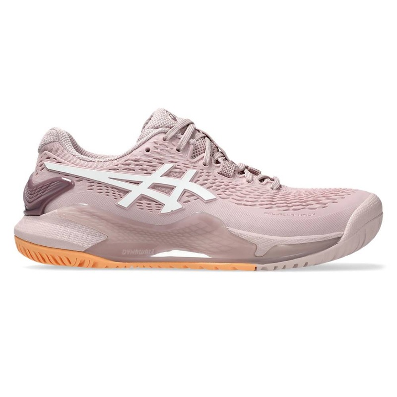 Asics Gel Resolution 9 Wide Women’s Tennis Shoe (Watershed Rose/White)
