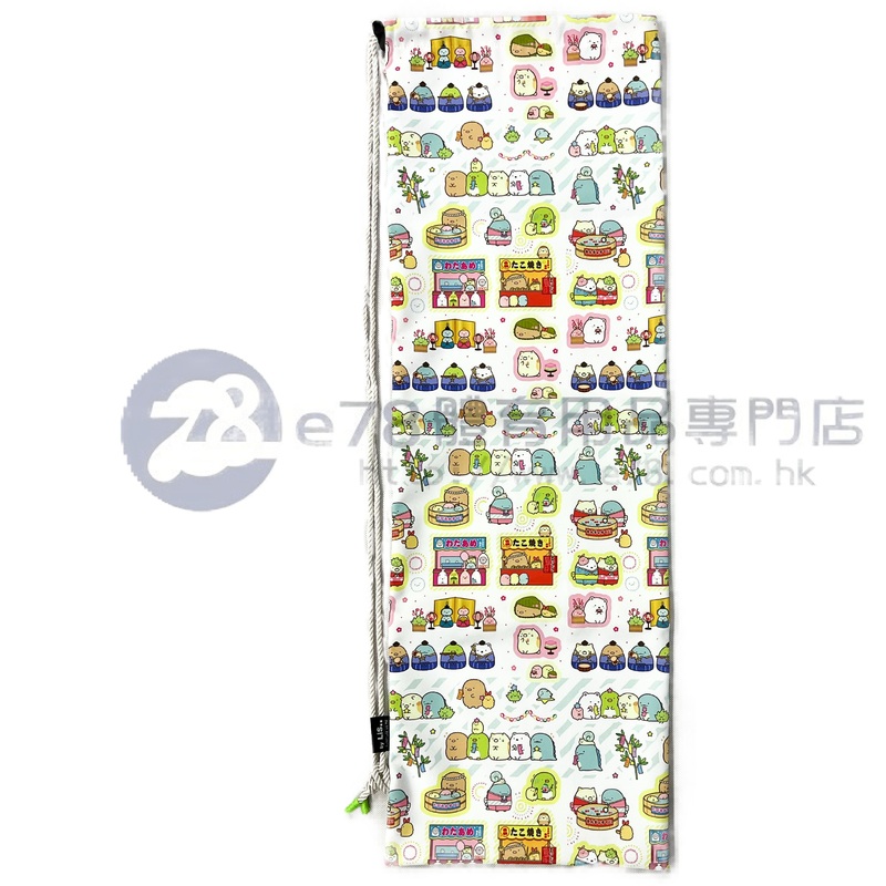 Handmade Water Resistant Racket Case ( White Sumikko Gurashi148 White Sumikko Gurashi