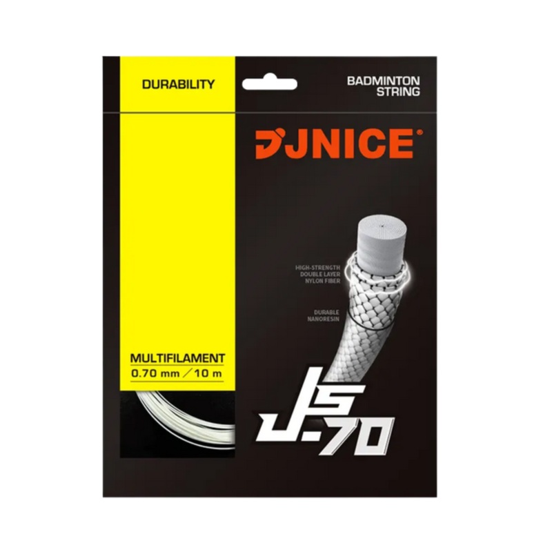 Jnice Badminton String (10m) JS-70 White 10m