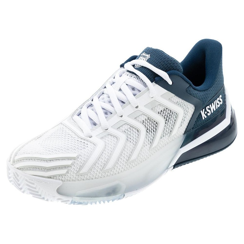 Men`s Ultrashot 4 Clay Tennis Shoes White and Stargazer
