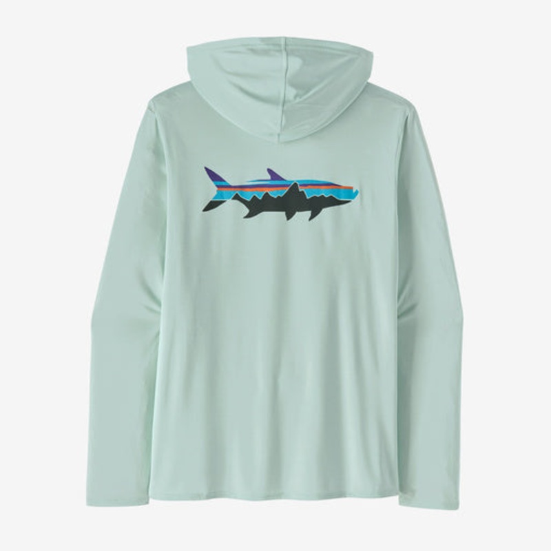 Patagonia Men’s Capilene Cool Daily Graphic Hoody ’73 Skyline: Feather Grey-SKFE Small