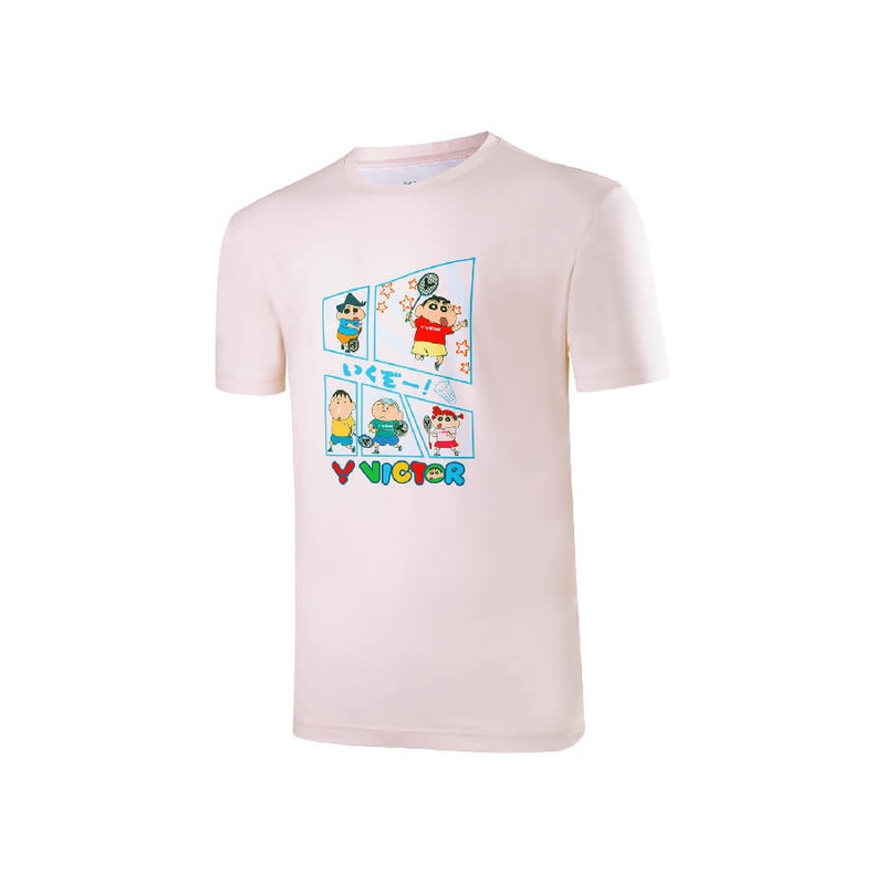 VICTOR X CRAYON SHINCHAN T-SHIRT T-404CS BLACK(C) XS