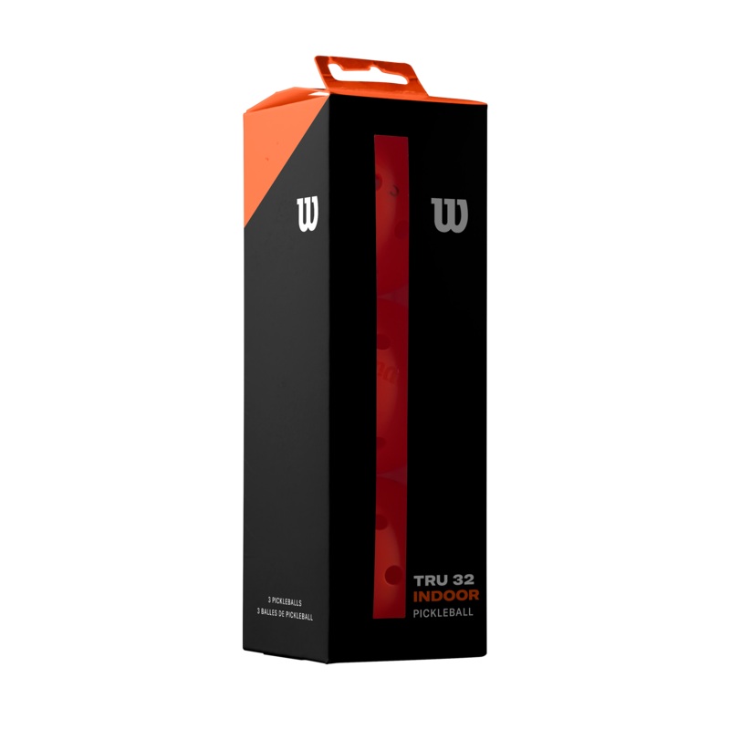 Wilson Tru 32 Indoor Pickleball Balls – Orange ORANGE One Size