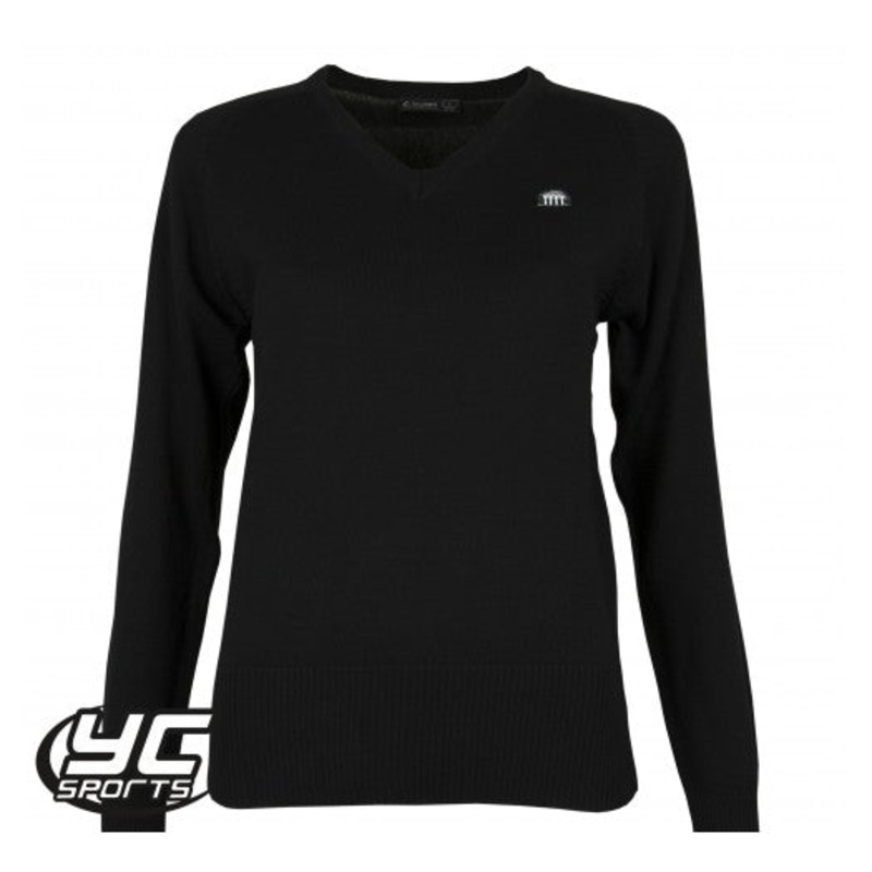 Bro Morgannwg School 6 Form Fitted Jumper Girls 11/12 BLACK