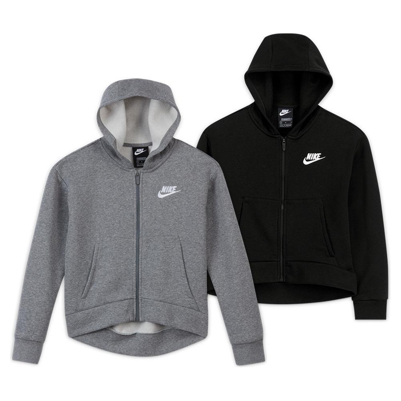 Girls’ Sportswear Club Fleece Full-Zip Hoodie