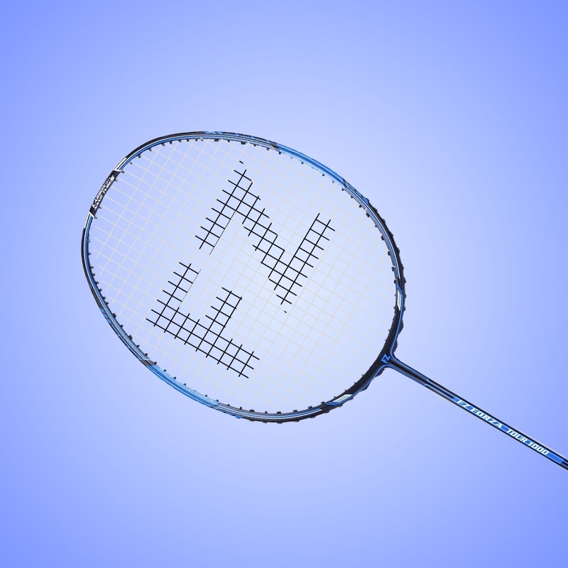 Tour 1000 Strung Badminton Racket (Blue)- 3U/G5 Fz Forza | Kibi Sports 3U