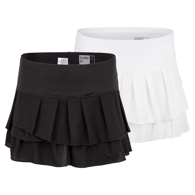 Women’s Wavy Pleat Tier Tennis Skort