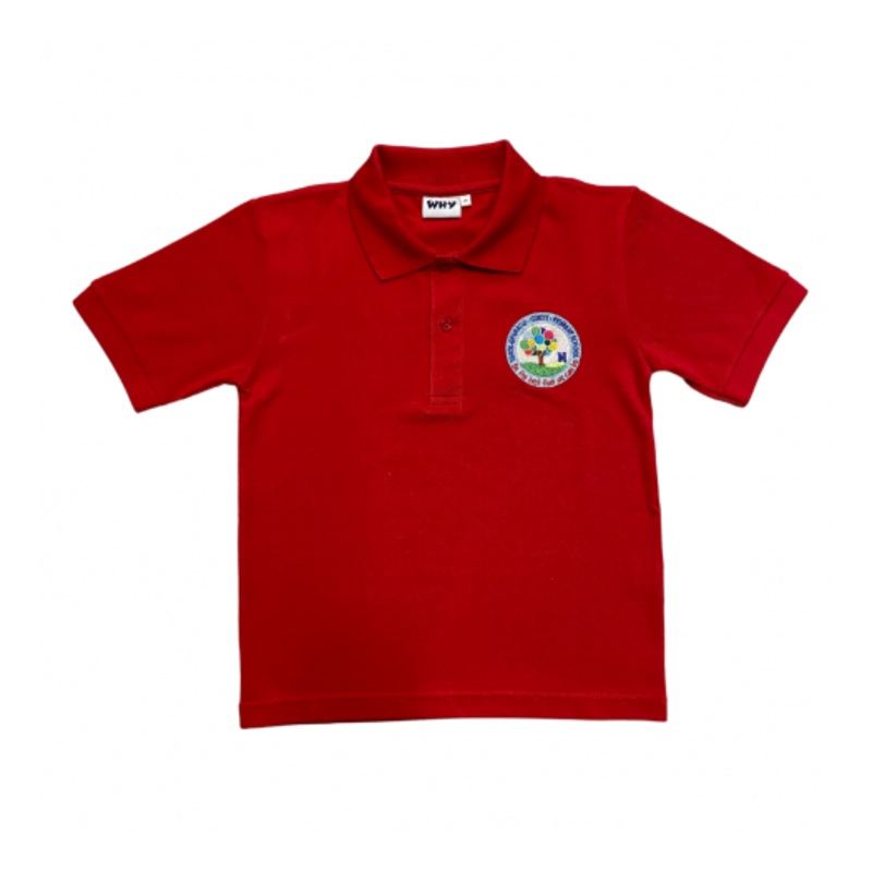 Coety Primary School Polo 2/3 WHITE