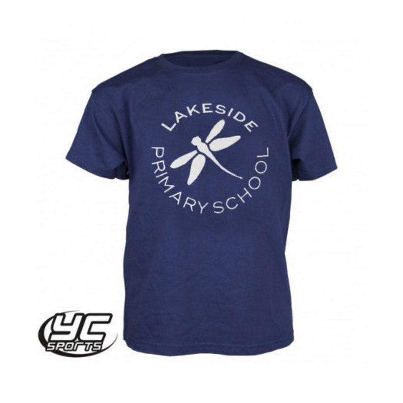 Lakeside Primary School PE T-Shirt 3/4 NAVY