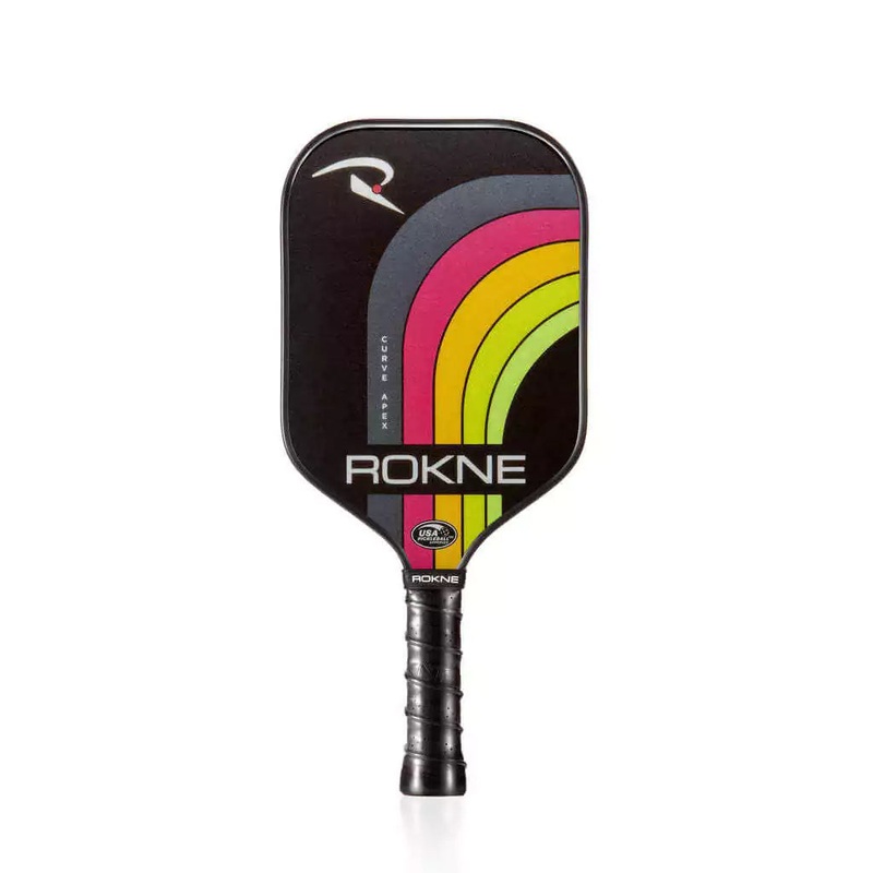 Rokne Curve Apex ELECTRIC CITRUS Pickleball Paddle