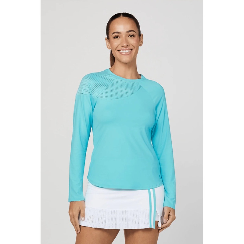Women’s Sofibella Raglan Long Sleeve – Isla Bonita Small
