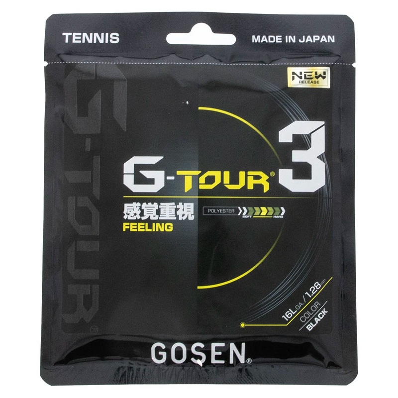 G-Tour 3 16L Tennis String Black
