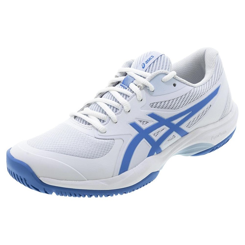 Women`s Game FF Tennis Shoes White and Blue Coast