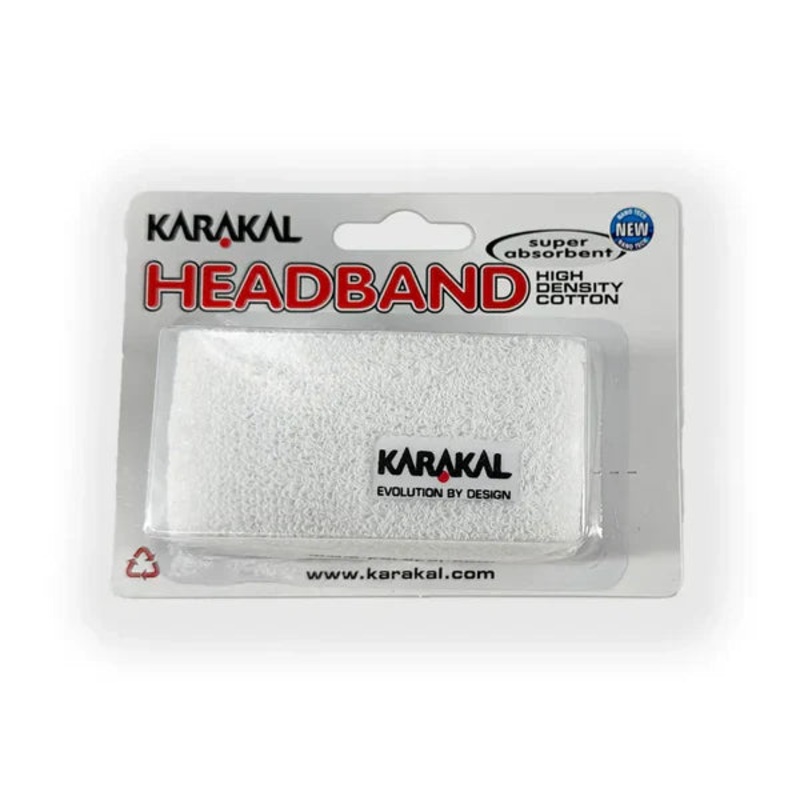 Karakal Headband White White OS