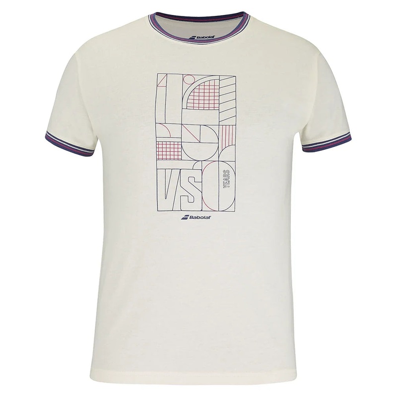 Men`s 150 Cotton Tennis Tee Cannoli Cream