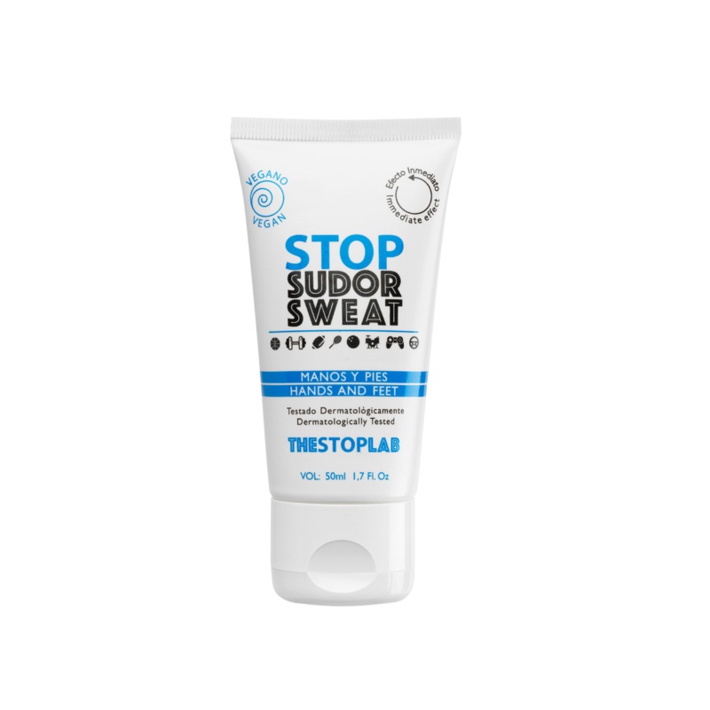 Stop sweat on hands and feet