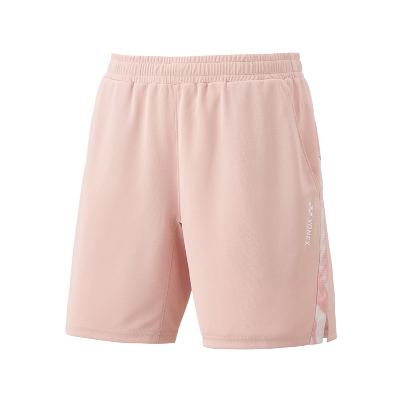 YONEX 2025 Unisex Knit Shorts 15211EX – Smoke Pink ASIA M / EU S / US XS / JP M