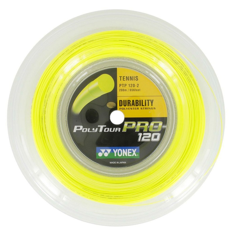 Yonex Poly Tour Pro 16L/1.25 Tennis String Reel (Yellow)