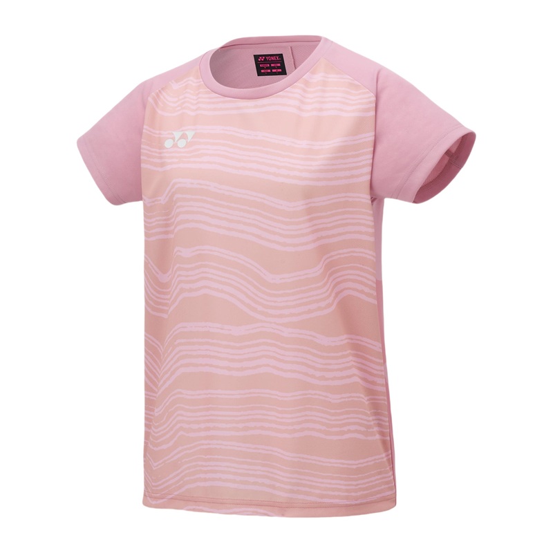 YONEX Women’s Crew Neck Shirt YW0050EX – Smoke Pink ASIA M / EU S / US XS / JP M