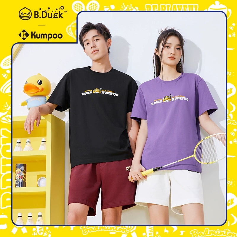 Kumpoo x B.Duck UNI T-shirt KKU-1036 B.DUCK Black S