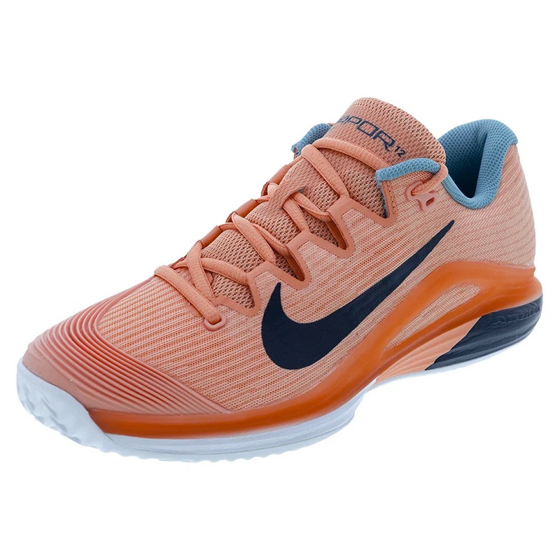 Men`s Zoom Vapor 12 Clay Tennis Shoes Apricot Agate and Obsidian
