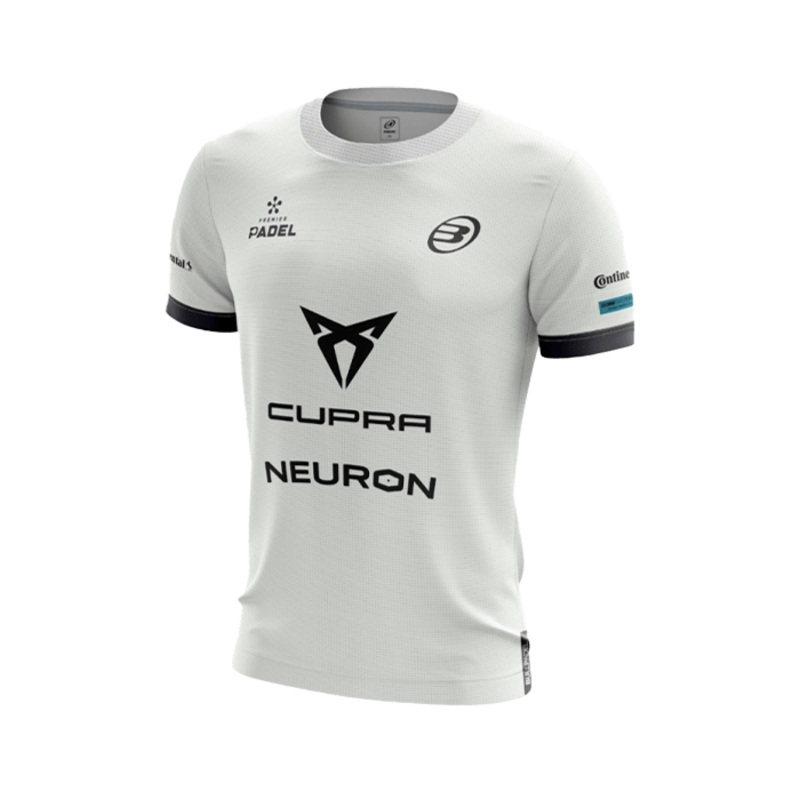 T shirt Bullpadel Marfi Blanca 2025 Fede Chingotto