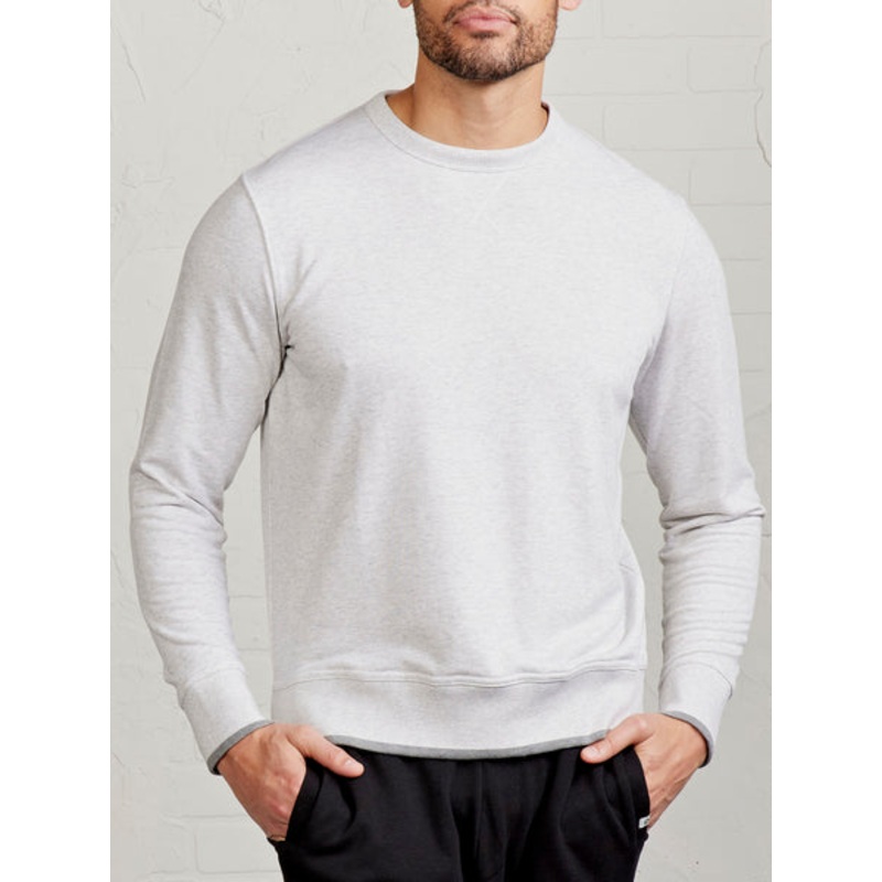 Tasc Men’s Stadium French Terry Sweatshirt Marble Heather-055 Small
